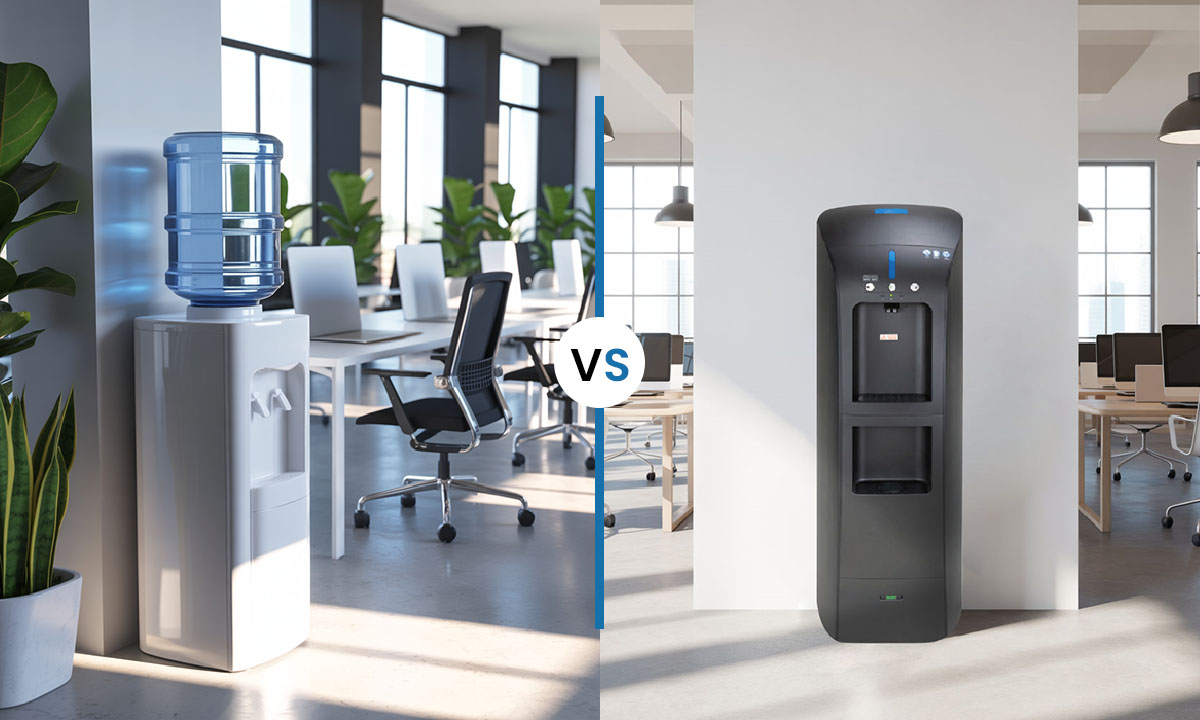 Portable vs. Plumbed Water Coolers: Pros and Cons for Offices